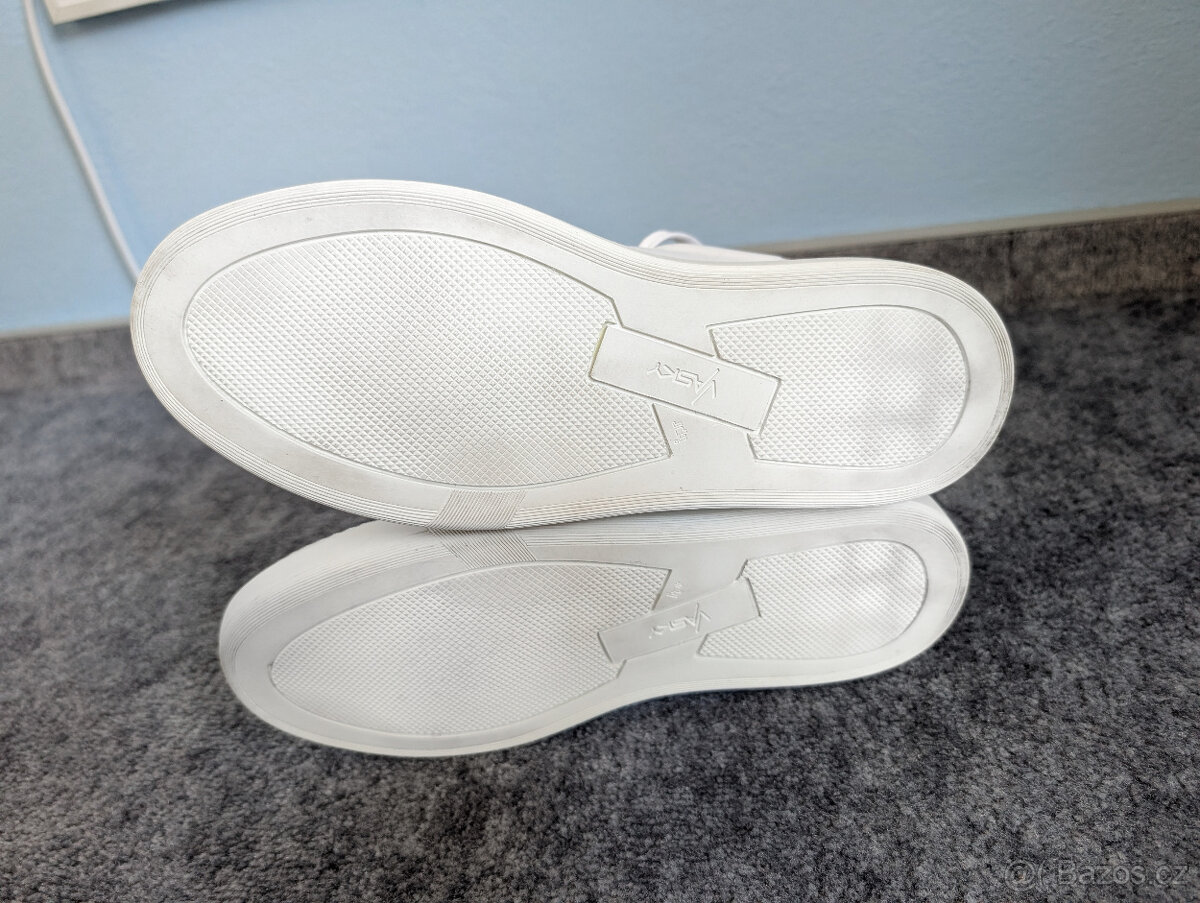 Celokožené bílé tenisky Vasky Glory White vel. 39 - 6