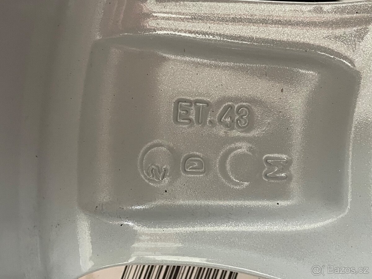 5x112 R15 6J ET43 nejazdené - 6