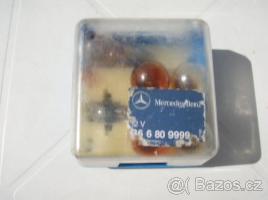 Zrcátka,žárovky MB - 6