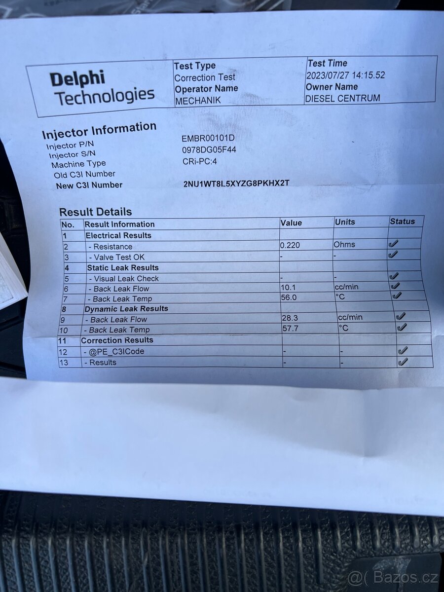 Vstřik Delphi nový Peugeot ,Citroen , Fiat , Ford 2,0 Diesel - 6