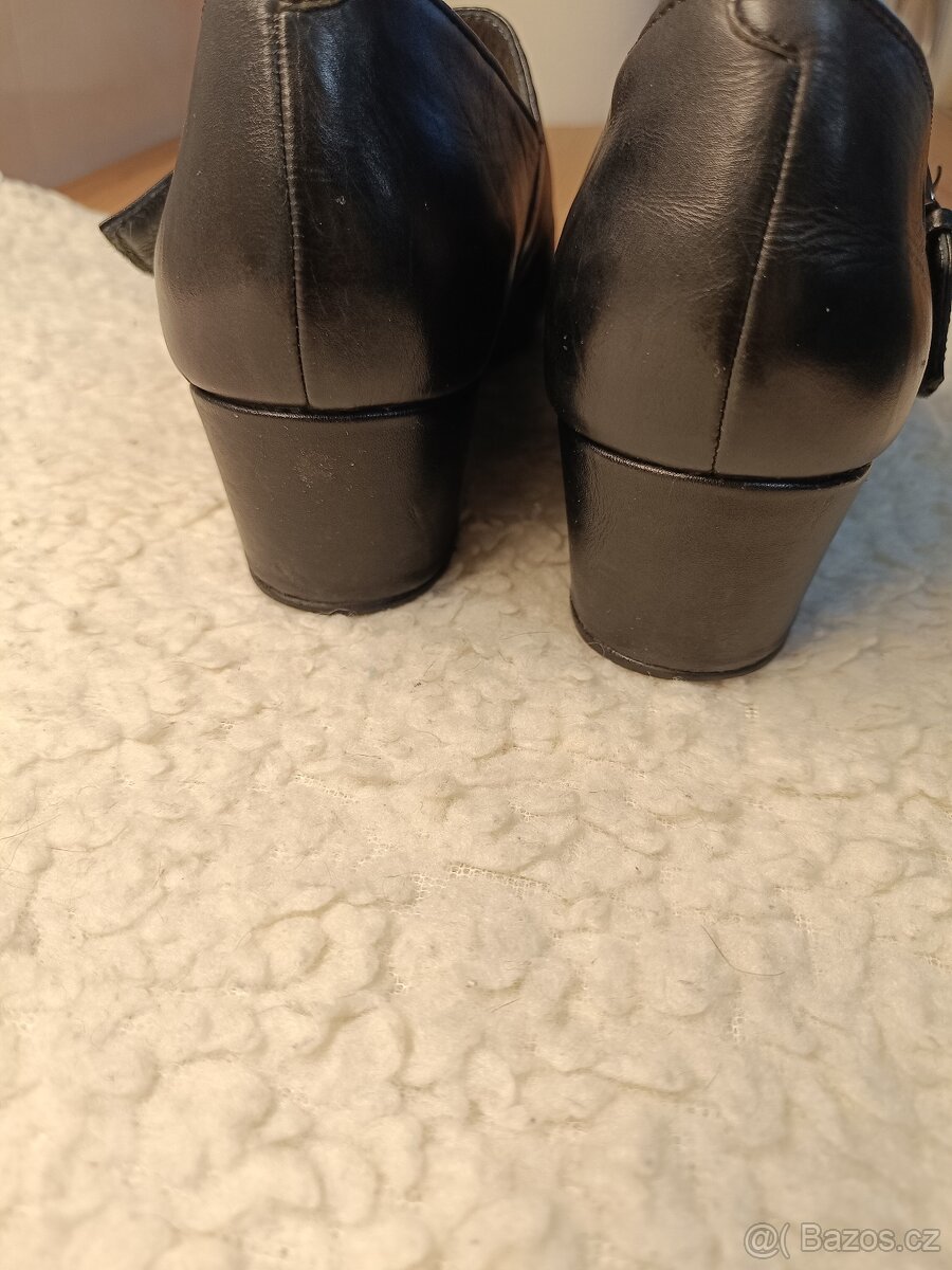 dámské kožené boty - 6