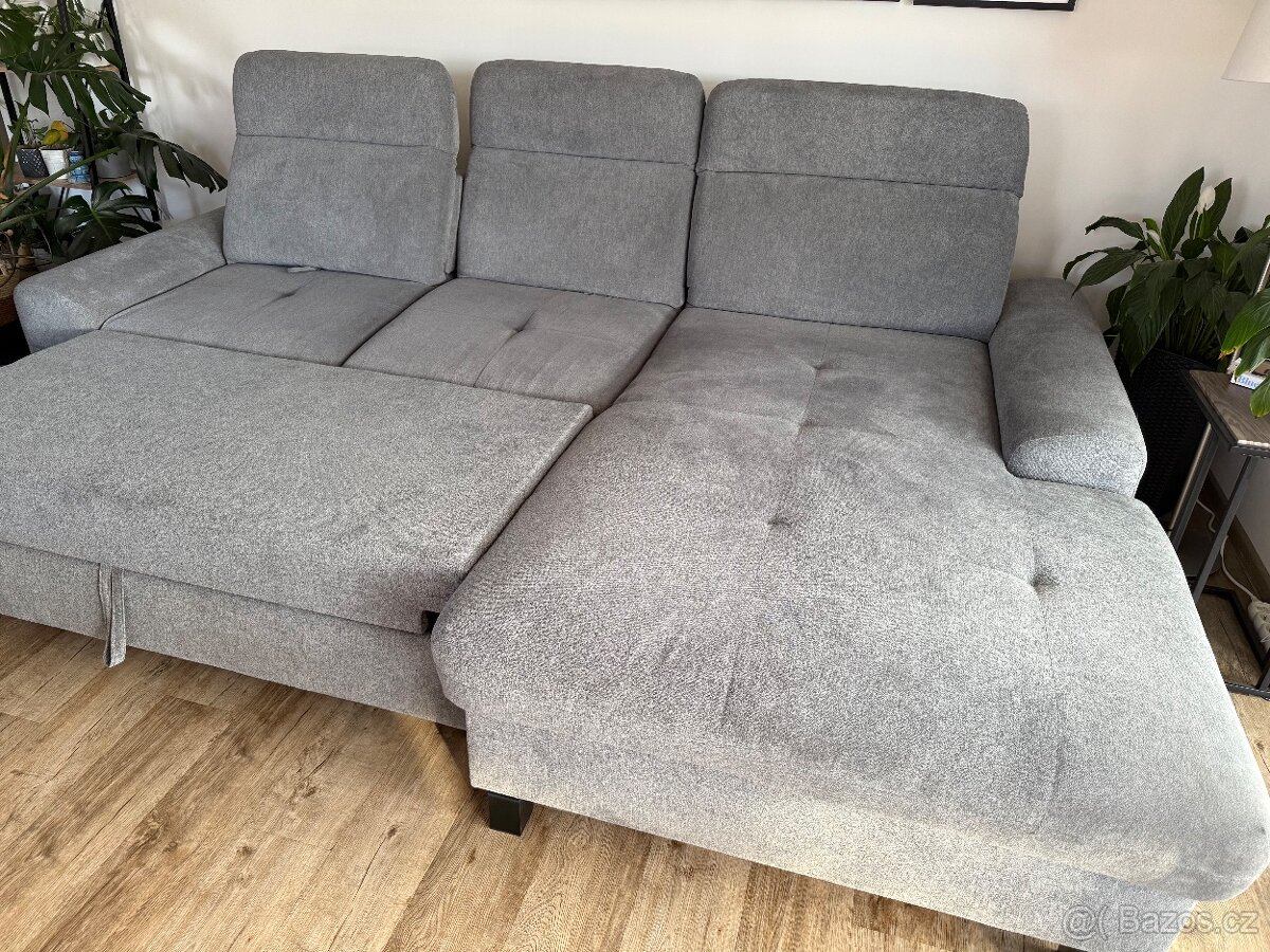 Rozkládací rohová sedací souprava - 6