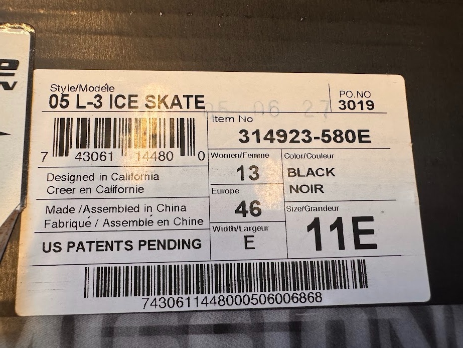 BRUSLE MISSION PURE, NOŽE PITCH vel. 46/11 E - 6