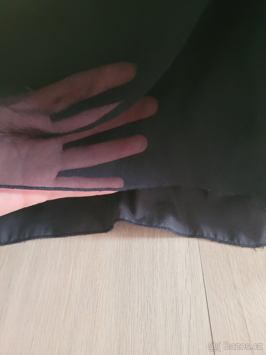 Černé šaty vel. 36-38 - 6
