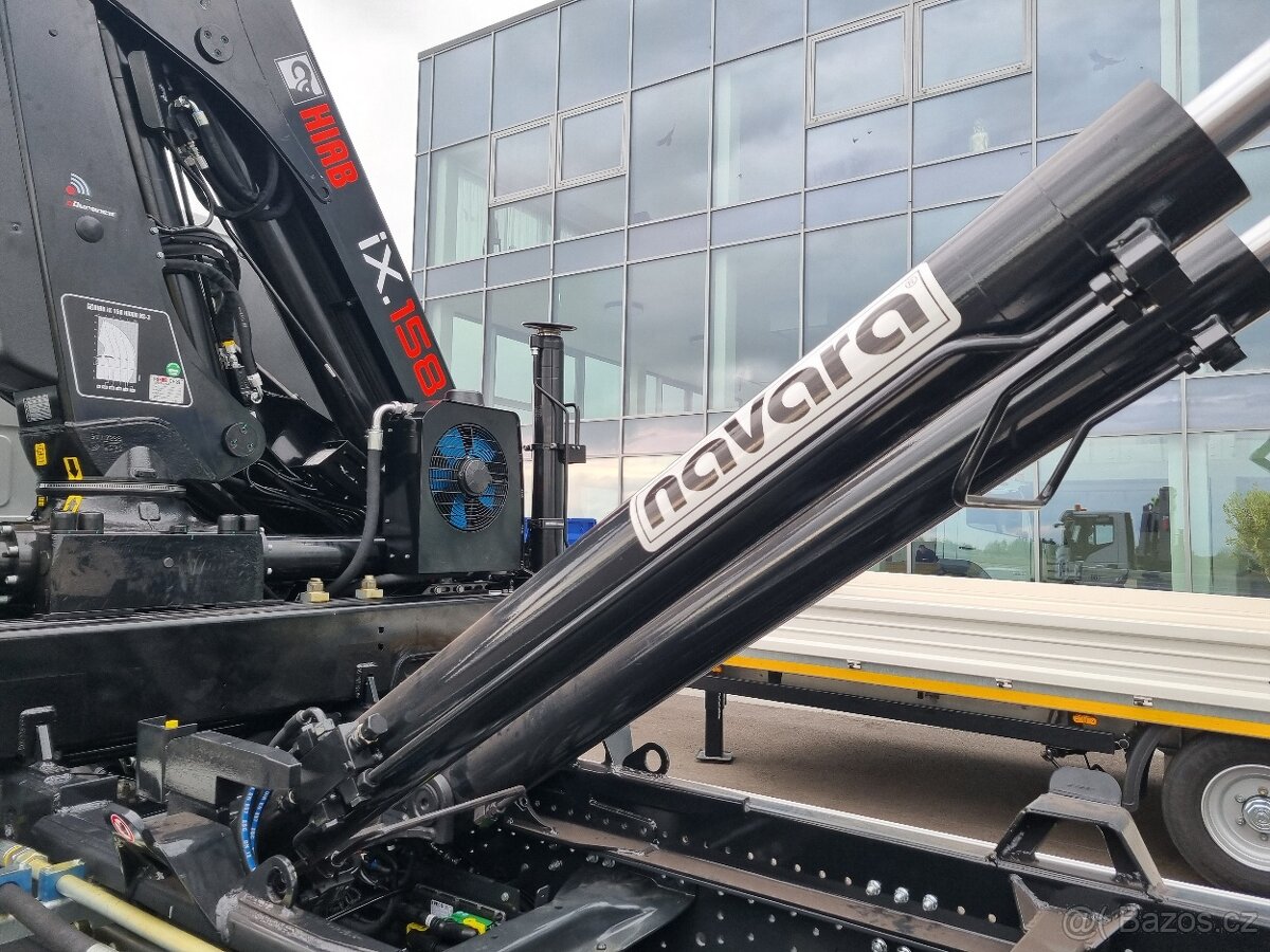 IVECO EUROCARGO 180E28 RUKA HIAB 158 + NOSIČ KONTEJNERU 10T - 6