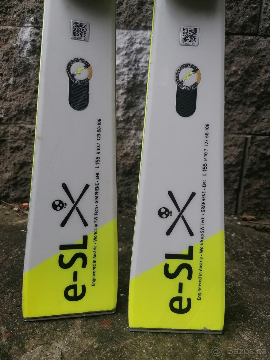 HEAD WC Rebels E-SL 155cm r-10,7. Model 2022/2023 pěkné - 6