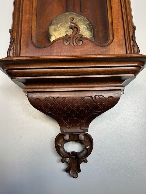 Třízávažové hodiny vídeňské baroko Gustav Becker. - 6