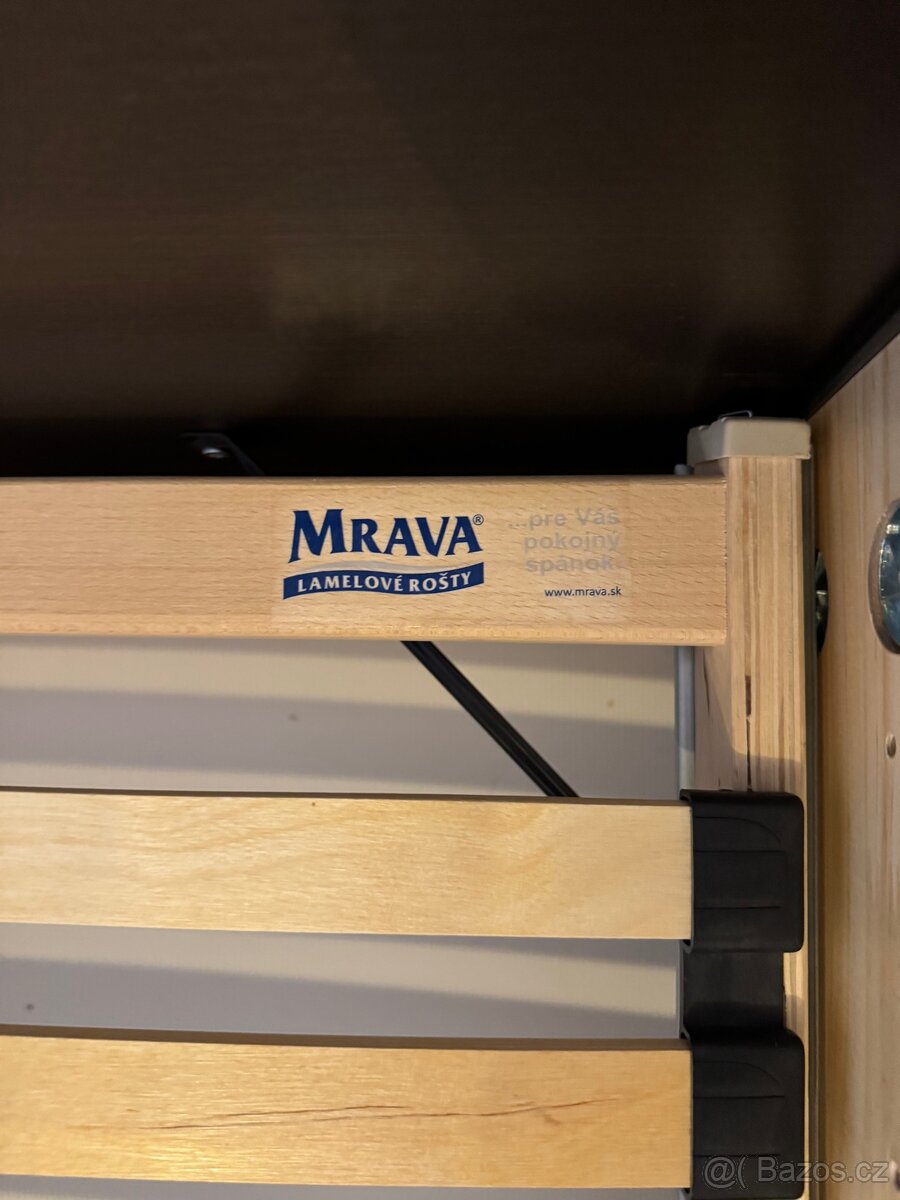 Dřevěná postel 180x200 cm IKEA IDANAS - 6