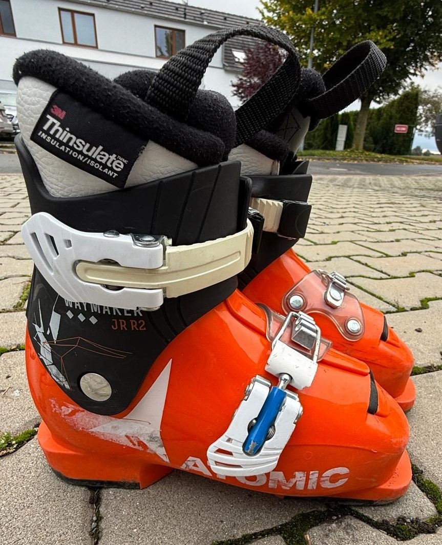 Dětské lyže Salomon 90 cm a boty Atomic - 6
