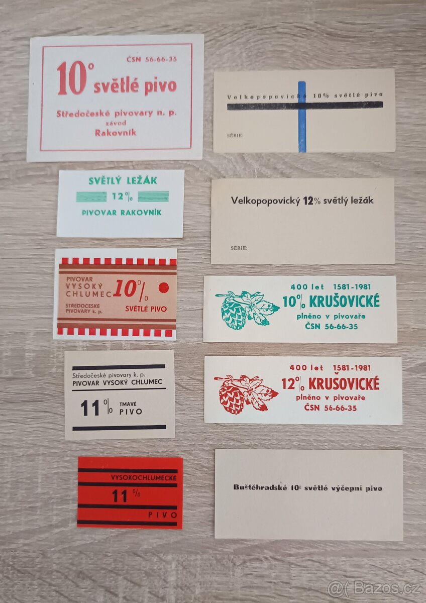 Pivní etikety - 6