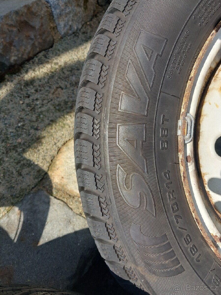 Kola Subaru, prodám sadu zimních kol na Subaru - 6