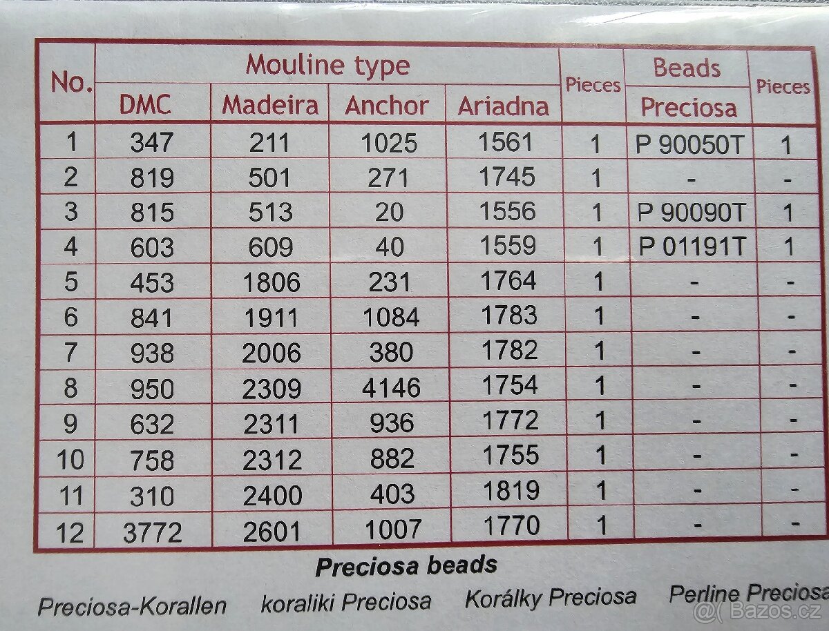 Předtišněná kanava k vyšití - 6
