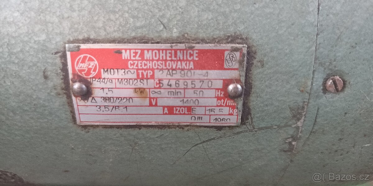 ELEKTROMOTOR 3F 400V 1,5Kw 1400ot/min - 6