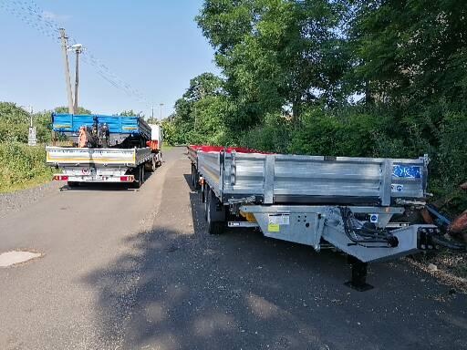 Traktorový přívěs tandemový sklápěcí agro hák - 6