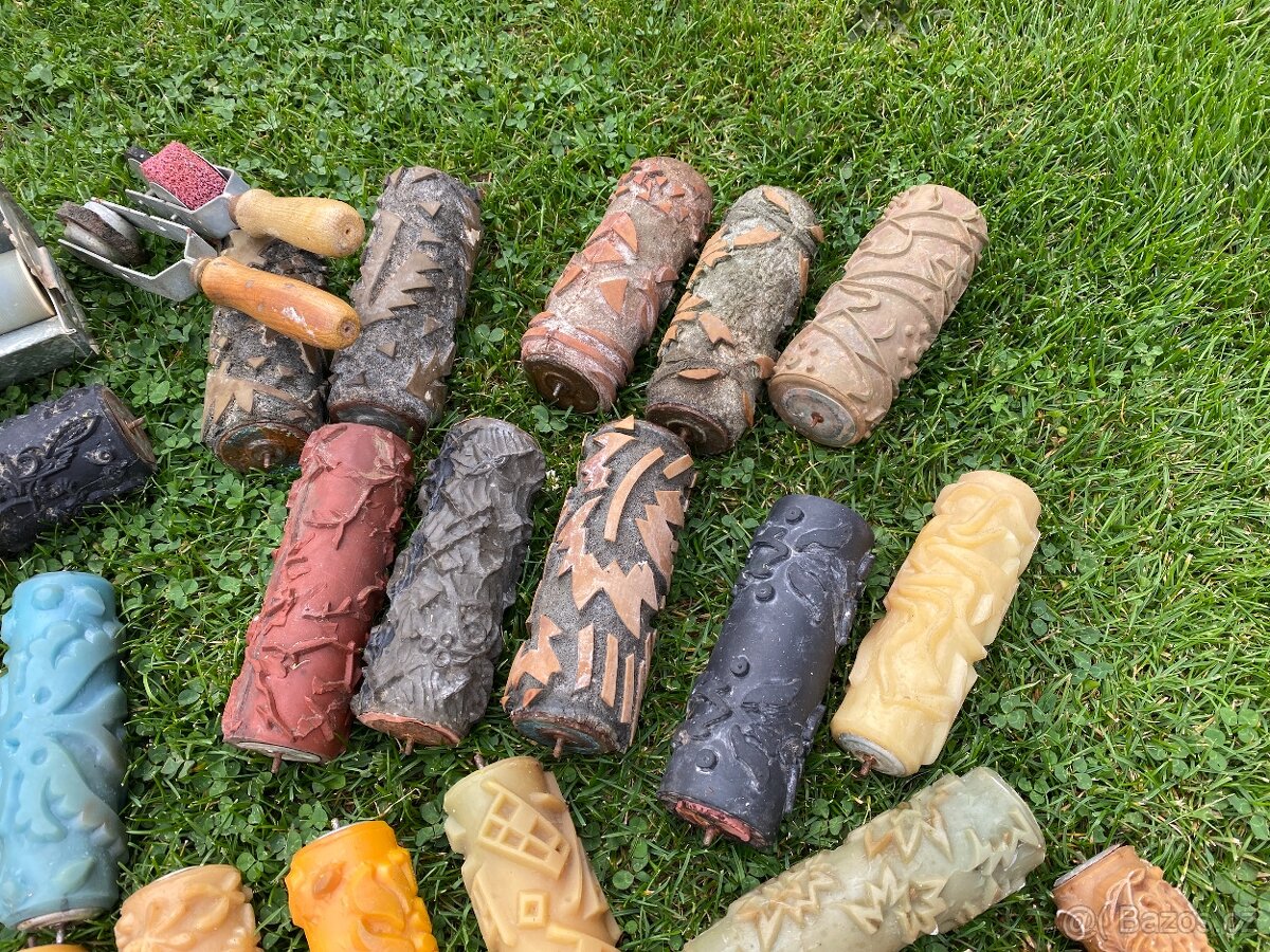 malířské válečky staré malířské válečky strojek retro malíř - 6