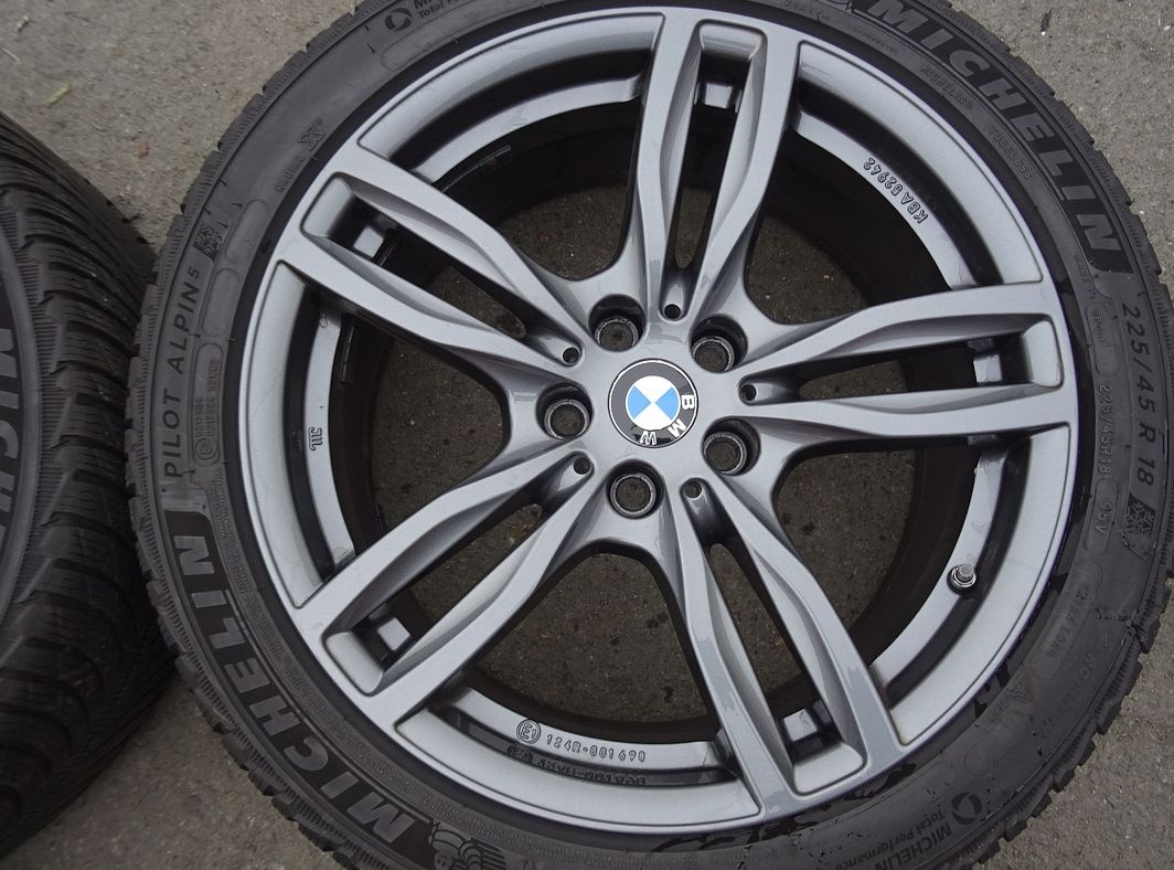 Alu disky BMW 3, 18", 5x112, ET 25, zimní sada - 6