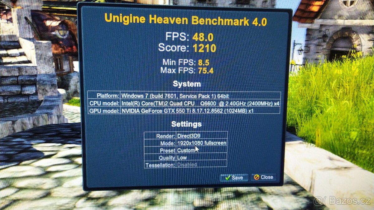 Grafická karta Asus nVidia GeForce GTX 550 Ti 1GB - 6