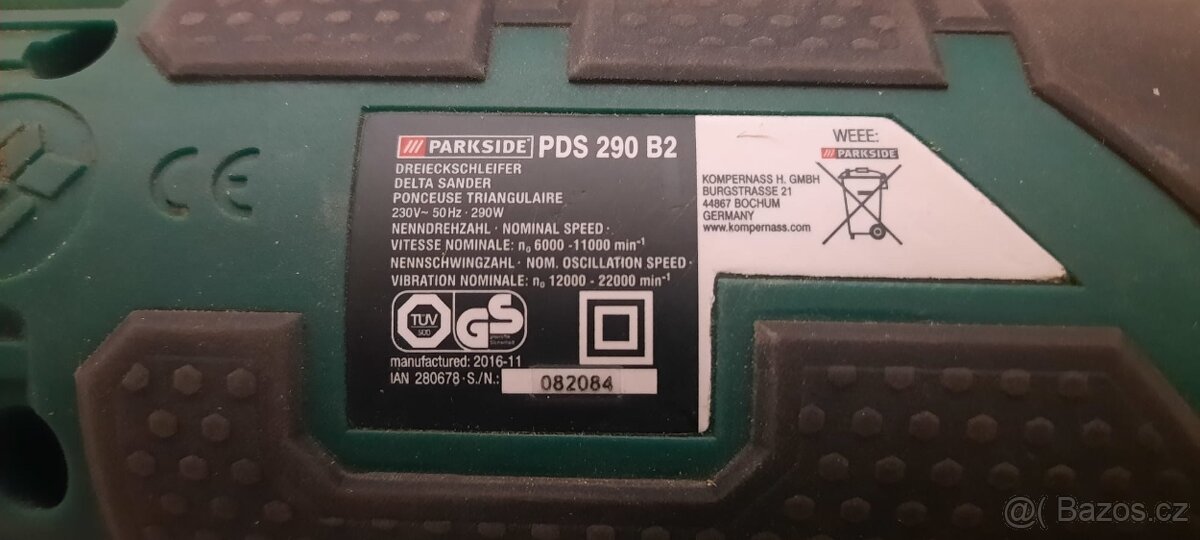 Deltová bruska Parkside - 6