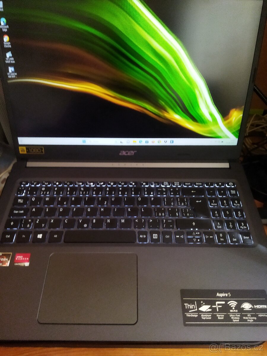 Acer Aspire 5 A515-44G-R5SA TOP STAV necelý rok starý - 6