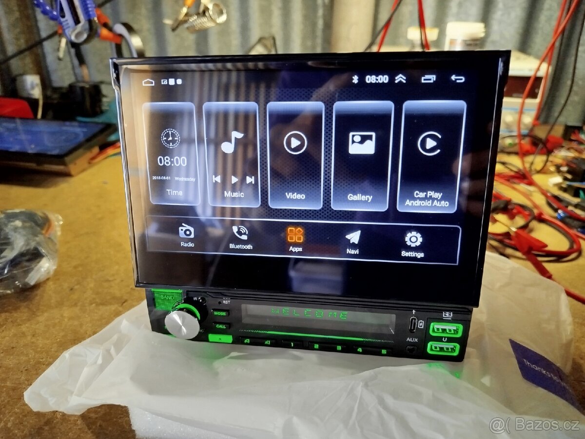 Vyjížděcí autorádio + kamera + carplay android 2gb ram 32hdd - 6