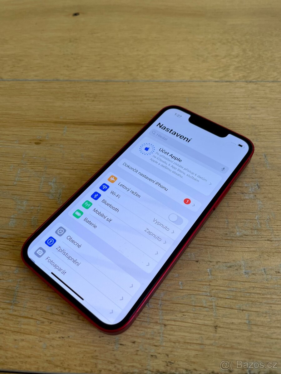 Apple iPhone 13 Mini 128GB RED - TOP STAV - 6