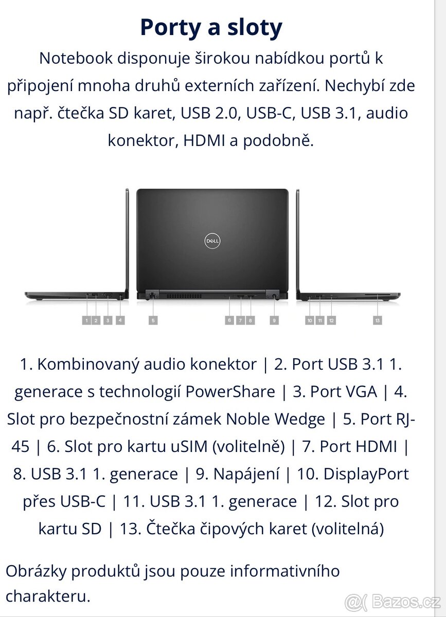 Notebook Dell Latitude 5490 - 6