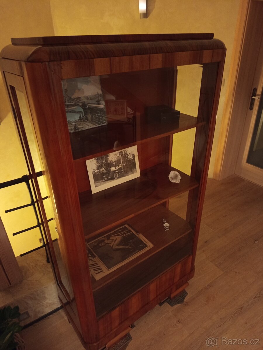 Starožitná vitrína Art Deco - 6