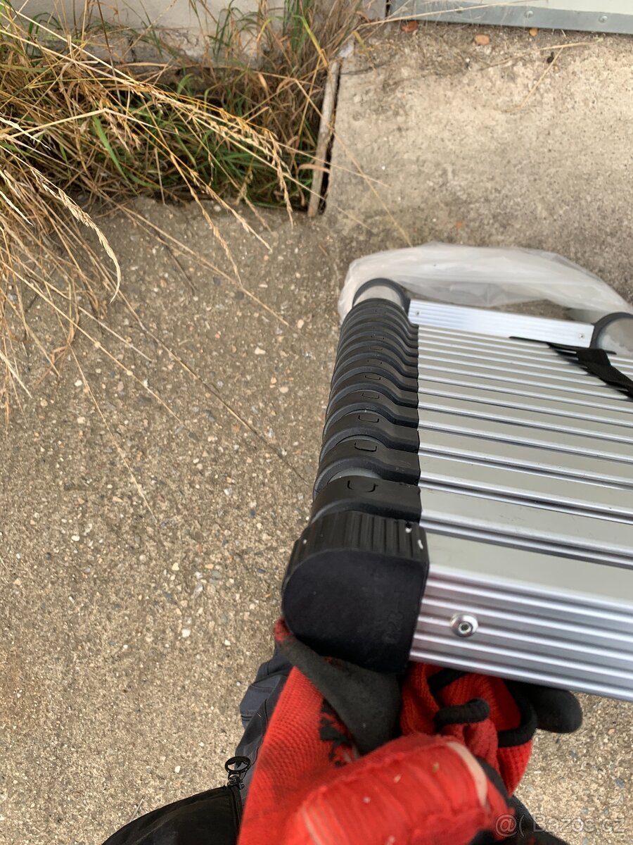 440cm teleskopický hliníkový žebřík skládací 5.4m - 6