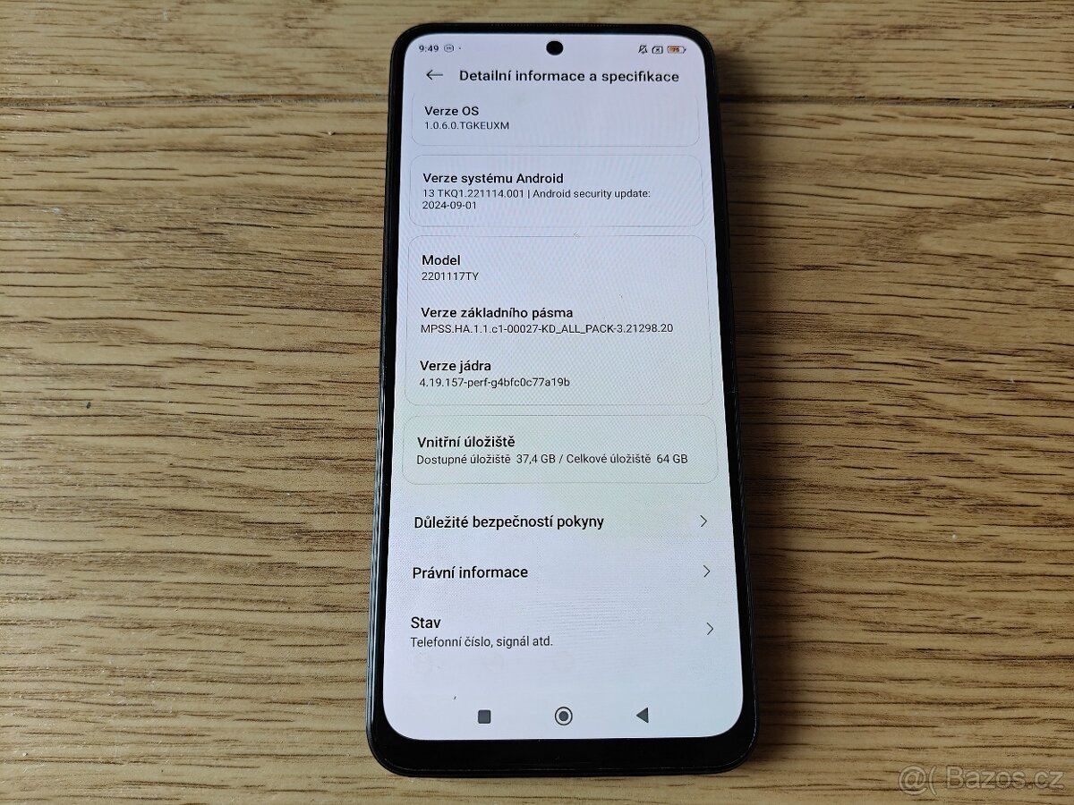 Xiaomi Redmi Note 11- 4GB/64GB/NFC Graphite Grey - 6