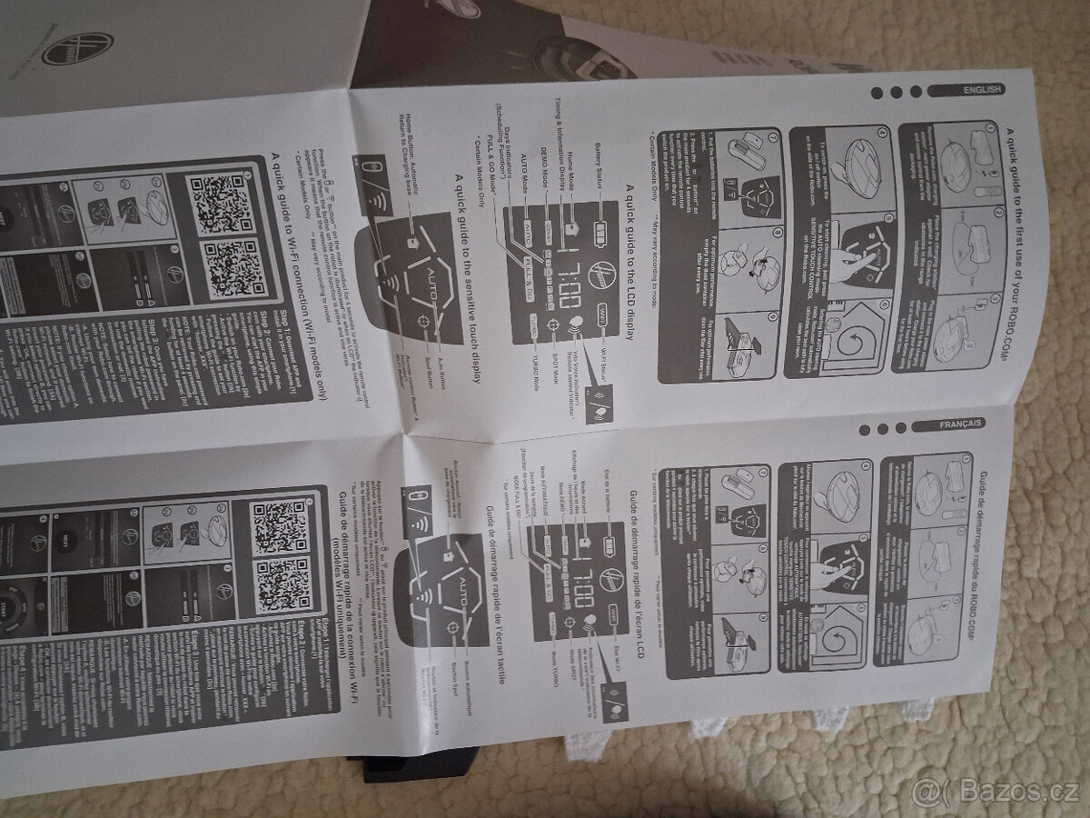 Prodám robotický vysavač HOOVER výška 7 cm - 6