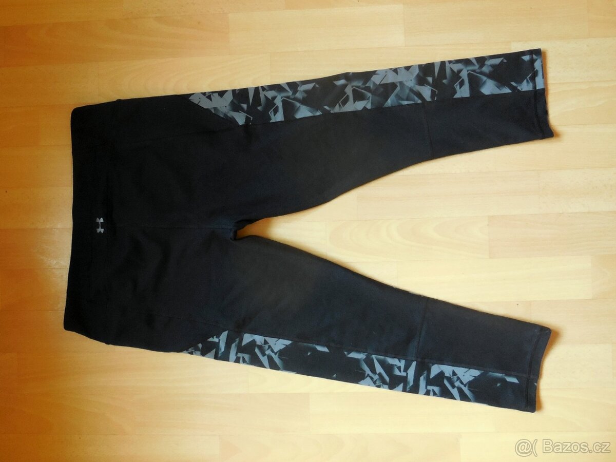 dámské Under Armour sport. černošedé legíny 3/4 délka elast. - 6