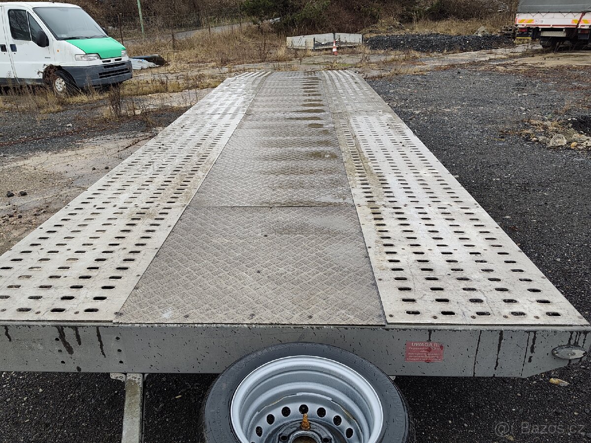Dvouplato - Autopřepravník na 2 auta - 3 osa - - 6