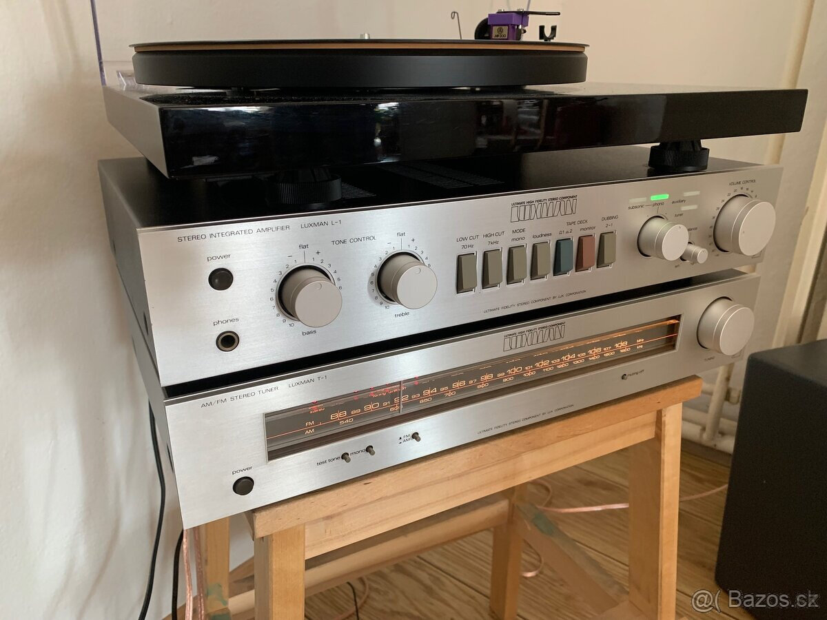 Luxman Integrated Amplifier L-1 a tuner T1 - 6