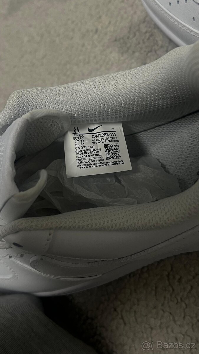 Nike Air Force 1 Bílé - 6