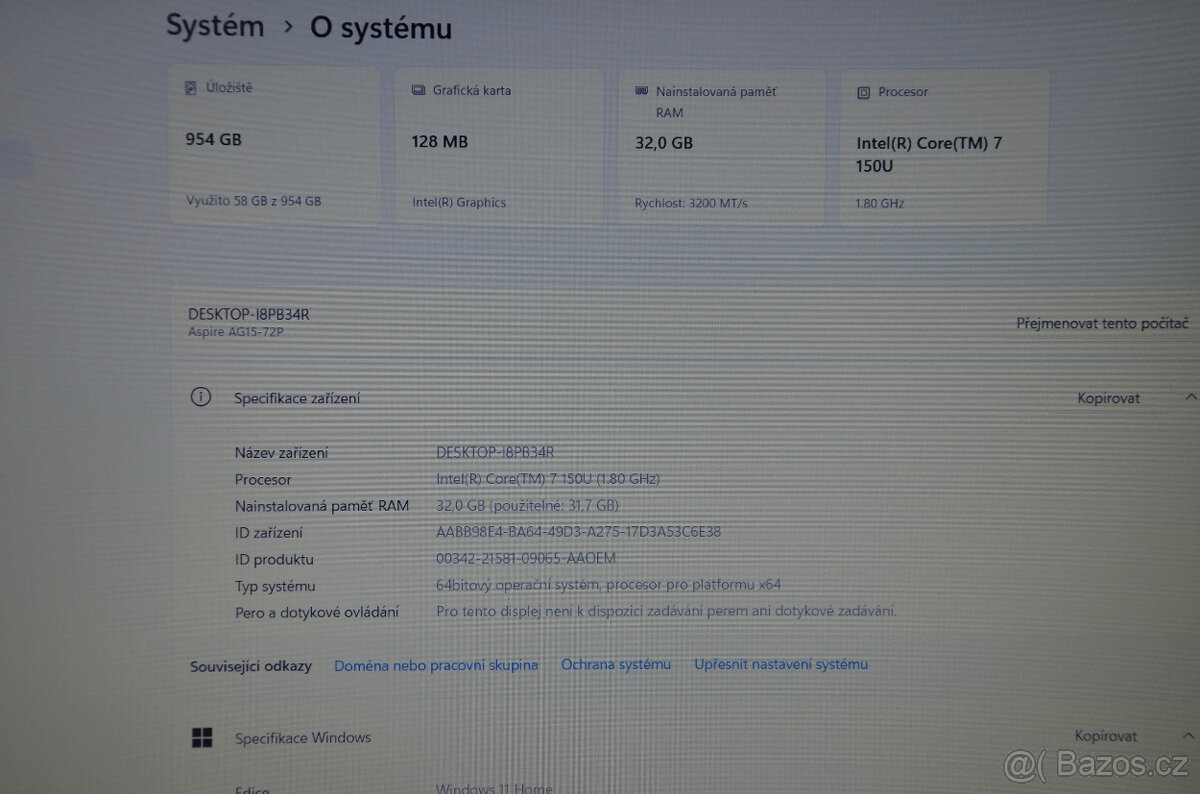 Acer Aspire Go 15 i5/16GB/SSD 1TB/záruka - 6