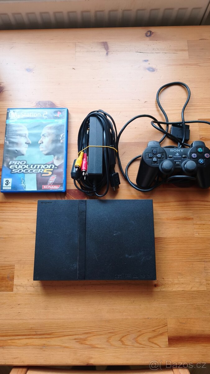 PS2 Slim SCPH-75004 velmi dobrý stav - 6