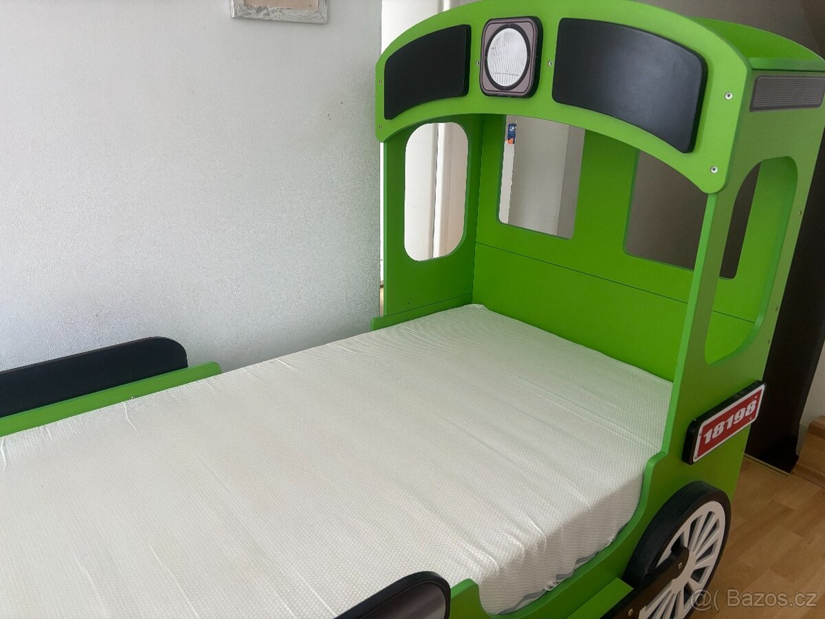 Dětská postel mašinka (lokomotiva) - 6