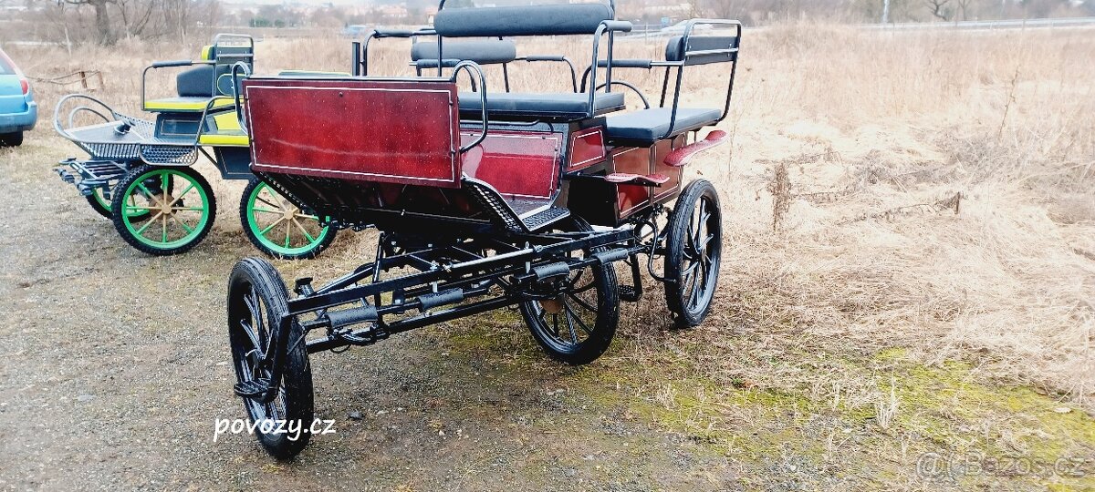 Bryčka, kočár, vagoneta, maraton, koňský povoz - 6