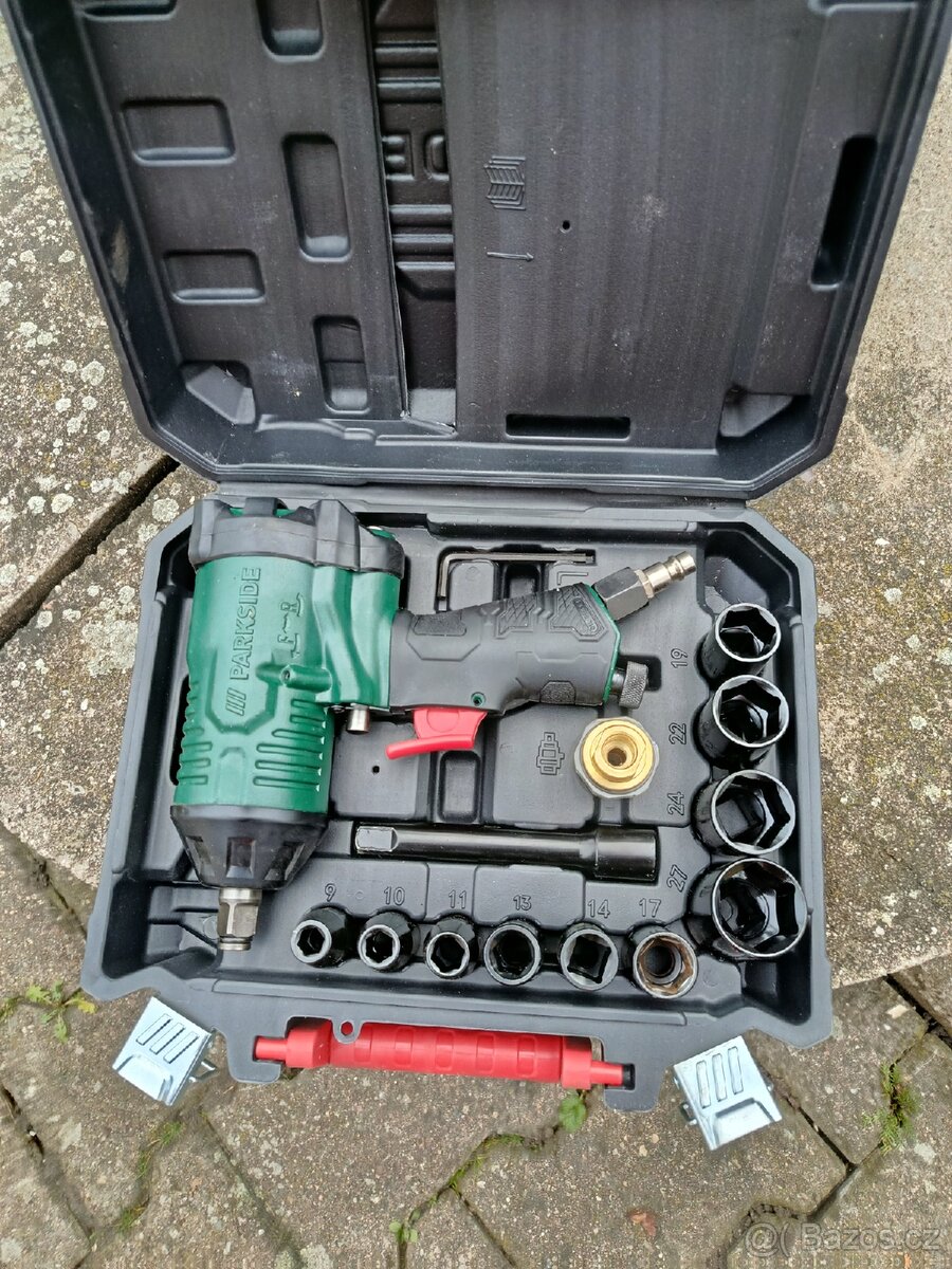 Kompresor+pneumatický rázový utahovák - 6