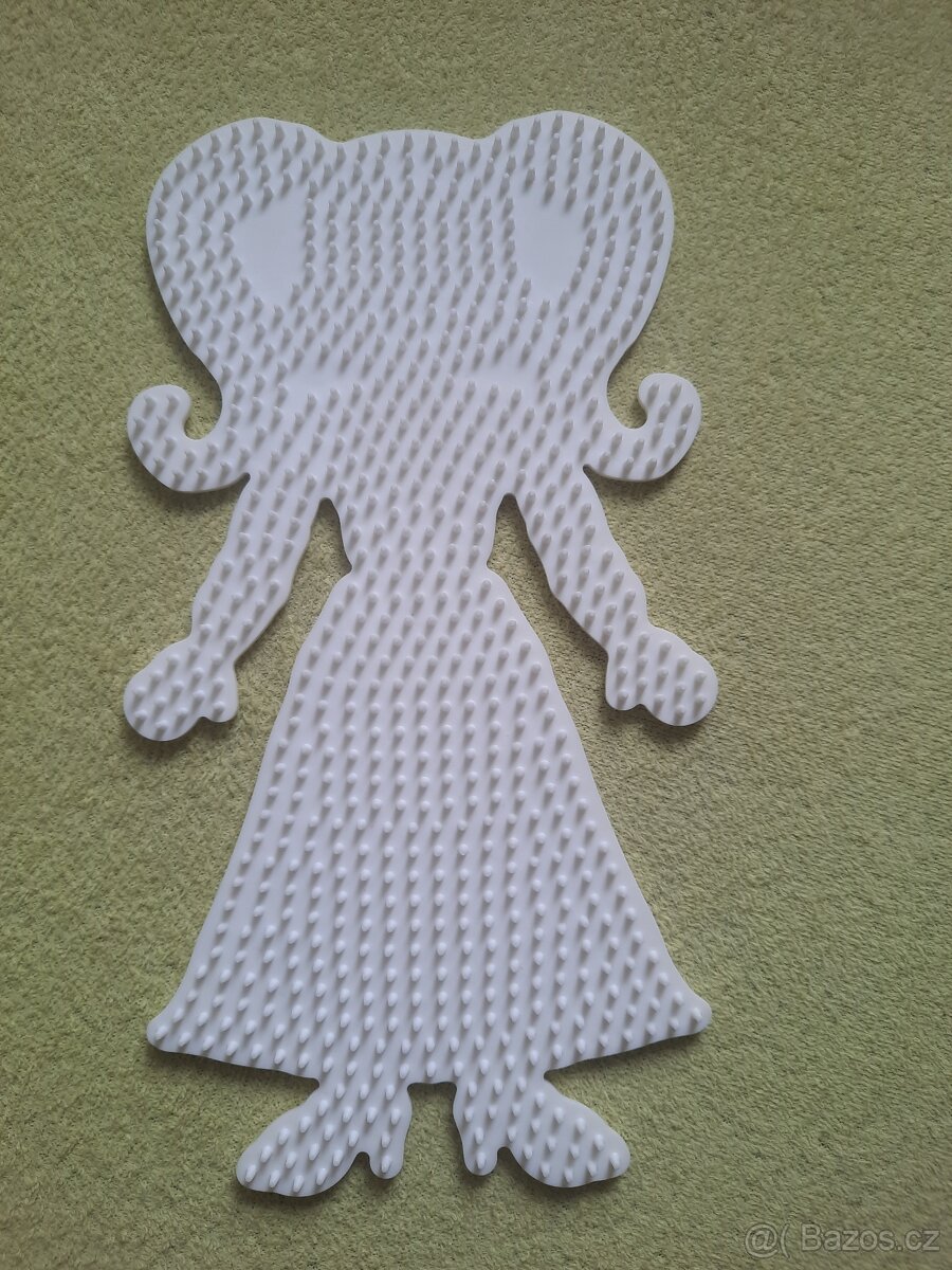 Šablony - nažehlovací korálky HAMA - princezny + korálky - 6