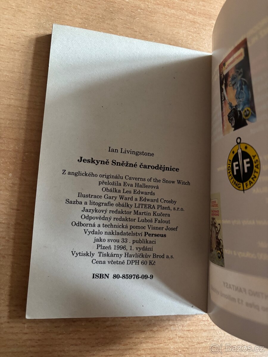 Jeskyně Sněžné Čarodějnice - Gamebook - 6