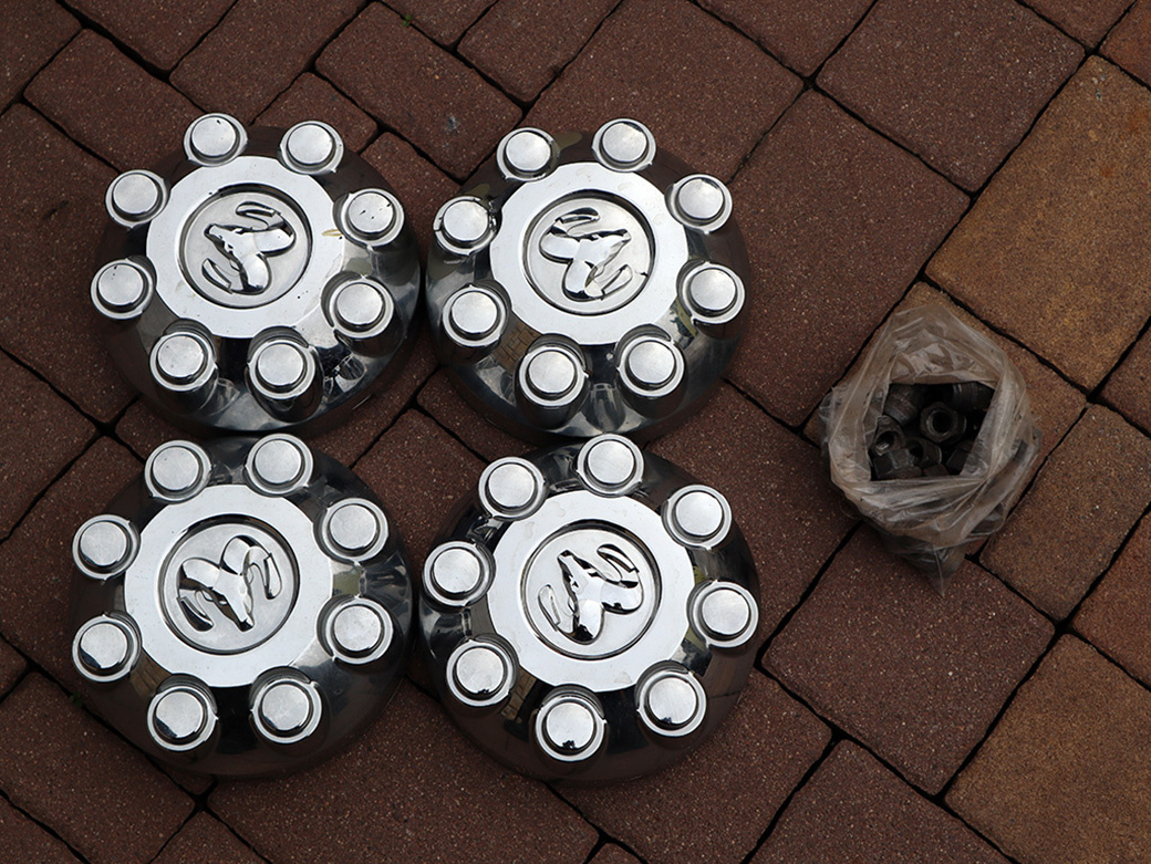 17" 8x165 ALU SADA DODGE RAM 2500 3500 - LEŠTĚNÉ - 6