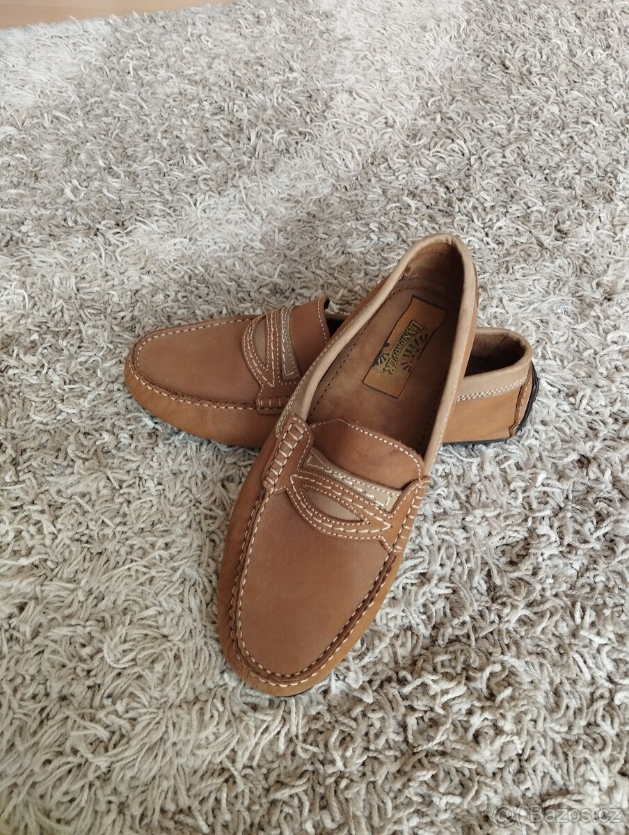 Pánské kožené mokasíny vel.43 - 6