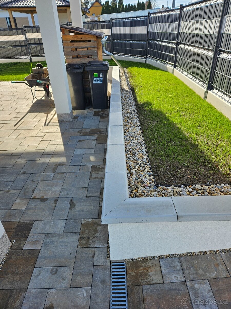 LB Plotová stříška SM 20 rovná - Přírodní (50x20cm) - 6