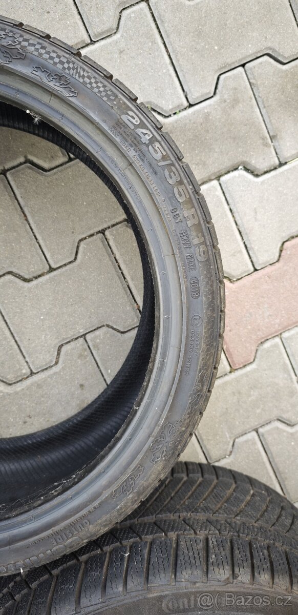 Zimní pneu R19 Continental dvourozměr BMW M2+; 265/35 245/35 - 6