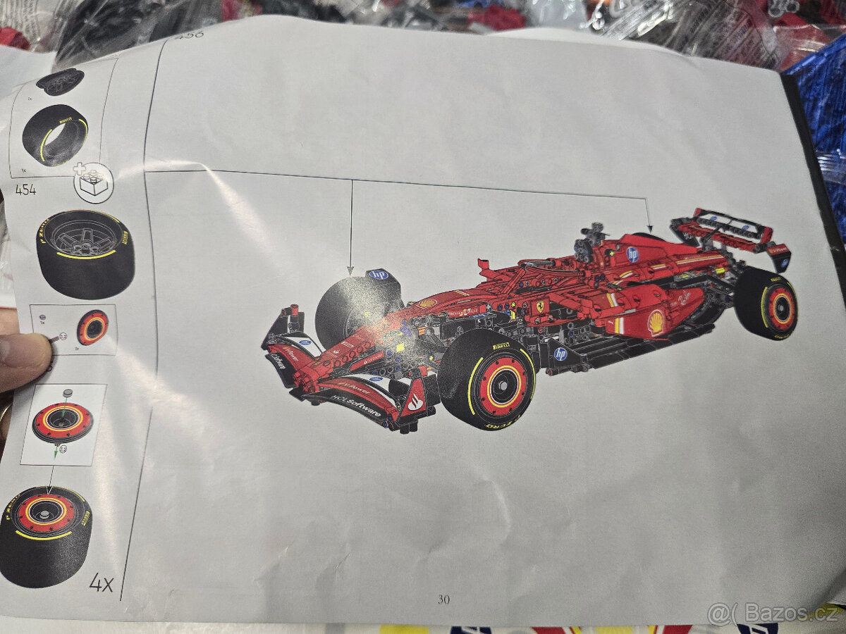 Stavebnice Technic 42207 Auto Ferrari SF-24 F1 (náhrada) - 6