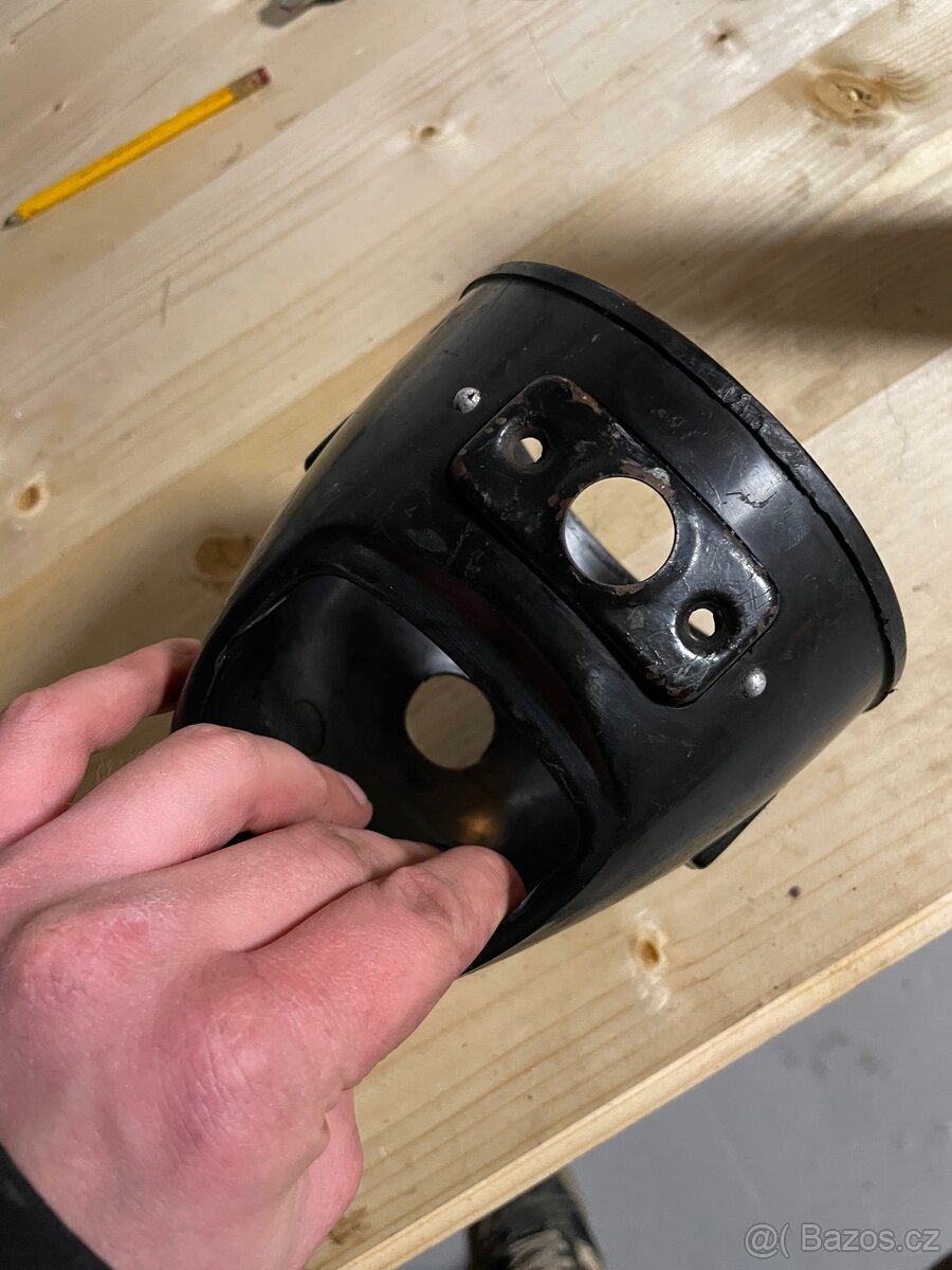 Hrnec světla, přední světlo Jawa 23 A mustang - 6