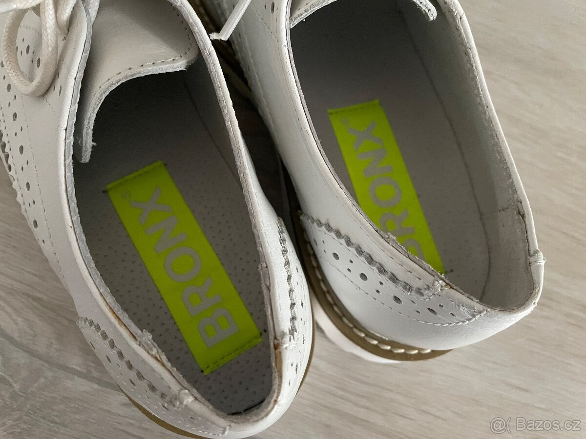 Kožené oxfordy Bronx, vel. 38 - 6