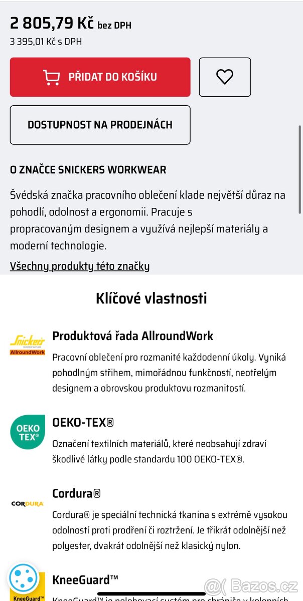 Pracovní kalhoty Snickers Workwear - 6