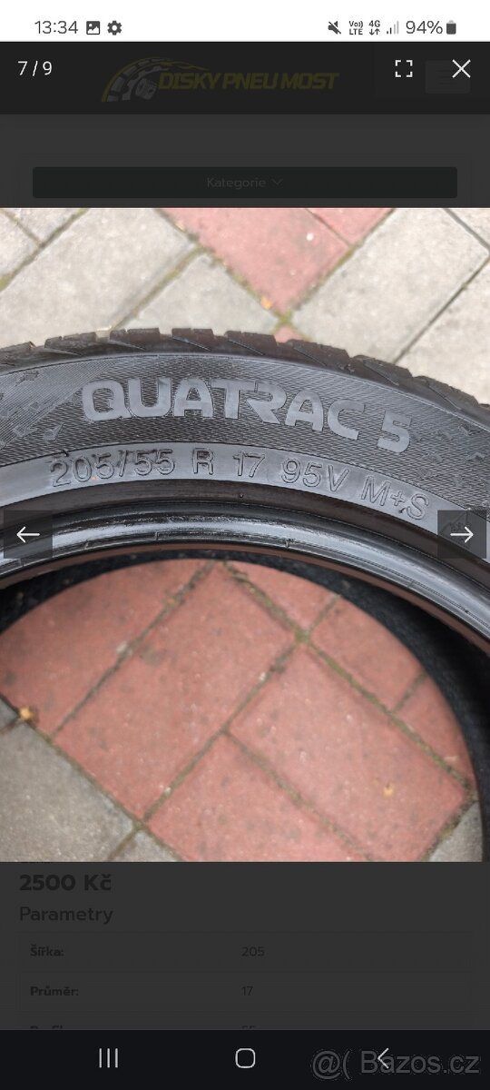 205/55R17 95V 7MM VREDESTEIN 2019 - 6